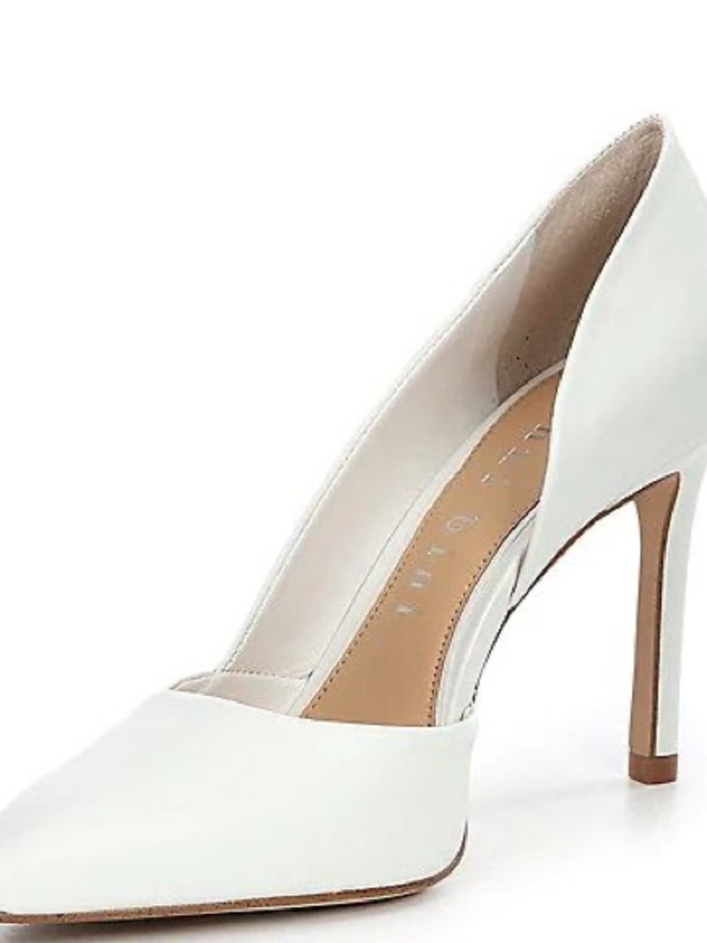 elegant Gianni Bini white d'Orsay pumps size 9